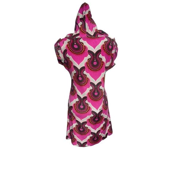 t-bags Los Angeles Retro Terry Cloth Pullover Cover Up Size Medium - Picture 4 of 5